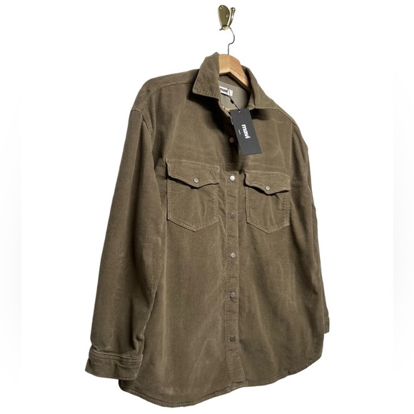 NWT MAVI Livia Corduroy Shirt Aloe Cord XS